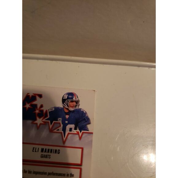 Eli Manning 2009 Upper Deck First Edition Star Attractions #SA19 - NY Giants - Picture 3 of 3